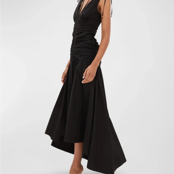Veronica Beard Dresses & Skirts - NWT Veronica Beard Perrin Ruched High-Low Maxi Black Dress